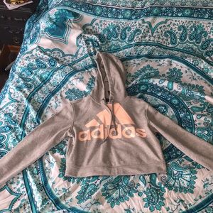 Cropped adidas hoodie